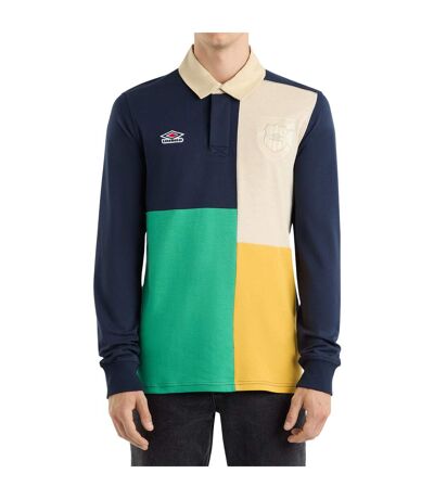 Mens Panel Rugby Jersey Dark Navy Multicoloured Umbro