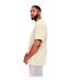 Mens ringspun cotton extended neckline tall oversized t-shirt ecru Casual Classics