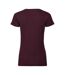 Russell - T-shirt bio AUTHENTIC - Femme (Bordeaux) - UTRW6661