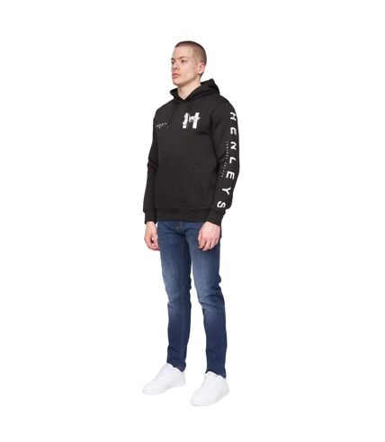 Sweat à capuche kilhen homme noir Henleys