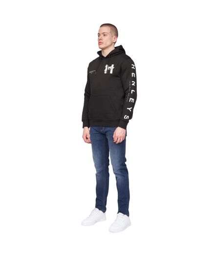 Sweat à capuche kilhen homme noir Henleys