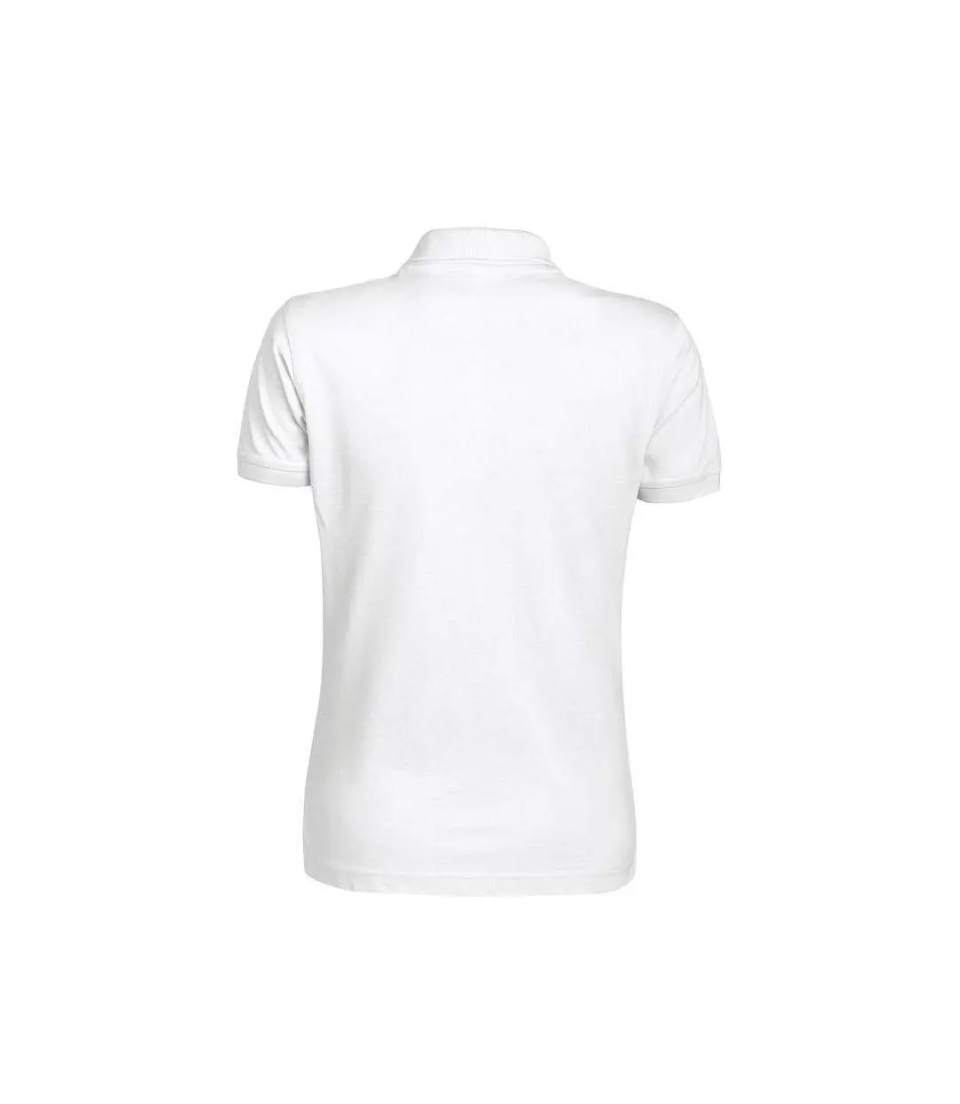 Womens/ladies Surf Pro Polo Shirt White Printer-2