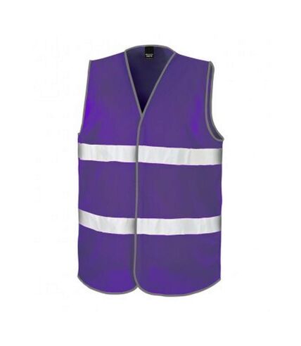 Result Adults Unisex Core Enhanced Vis Vest (Purple)