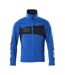 Mens Accelerate Soft Shell Jacket Azure Blue Dark Navy Mascot-1