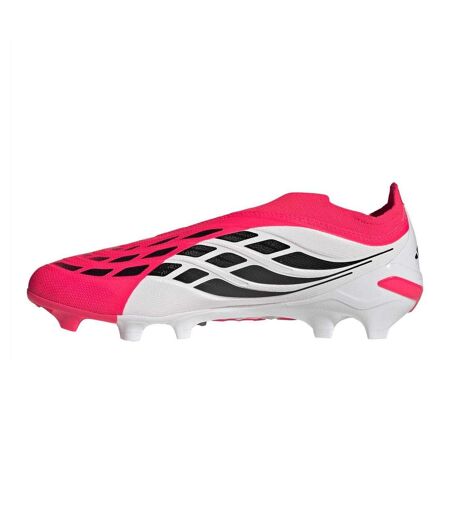 Mens Predator League Firm Ground Football Boots Pink Black White Adidas