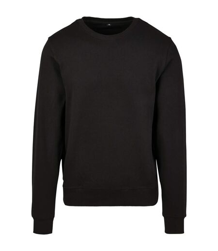 Build Your Brand Mens Premium Crew Neck Sweater (Black)