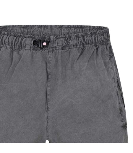 Mens Fleece Relaxed Fit Shorts Gull Grey Humanrace