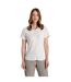Womens/ladies Plain Short-sleeved Shirt Sea Salt Craghoppers-4
