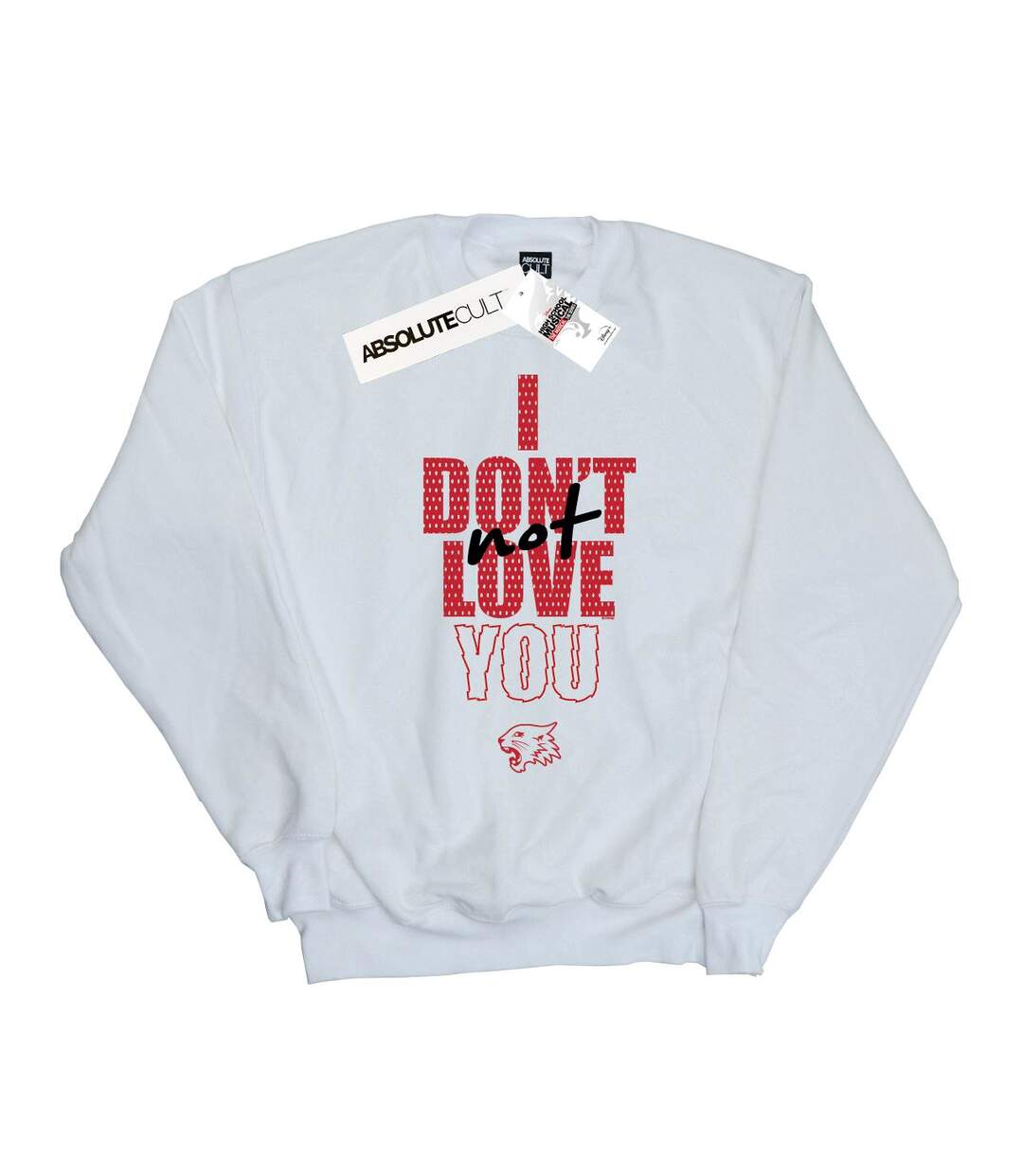 Disney Pull-over High School Musical The Musical Not Love You Womens/Ladies (Blanc) - UTBI21729-1
