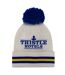 Unisex Adult Leeds Bobble Hat White Fan Originals-1