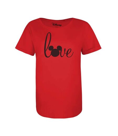 Disney - T-shirt - Femme (Rouge) - UTTV594