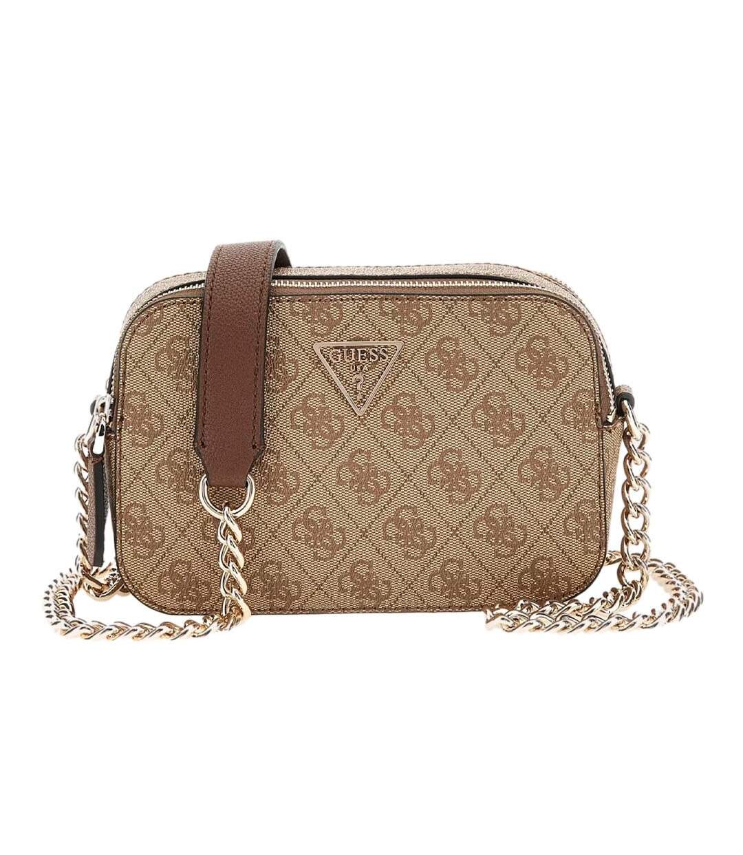 Sac à bandoulière marron femme guess noelle girlfriend-1