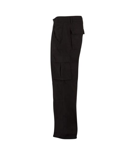 Pantalon À Poches Classic Homme Noir Build Your Brand