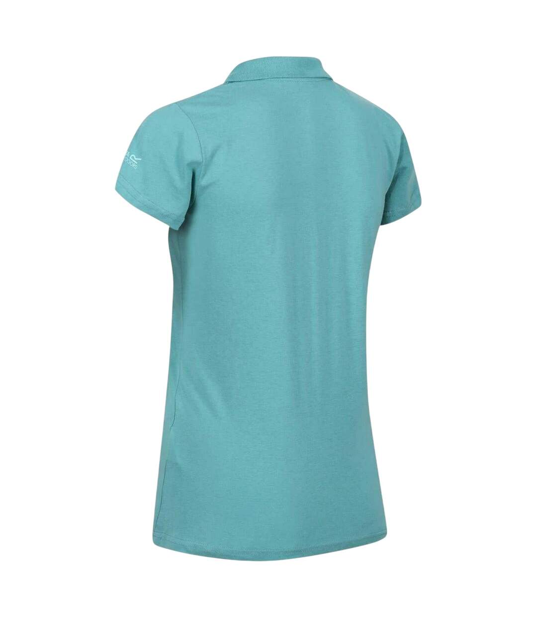 Polo Uni Manches Courtes Sinto Femme Turquoise Regatta-3