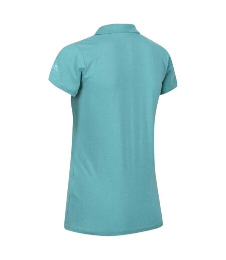 Polo Uni Manches Courtes Sinto Femme Turquoise Regatta