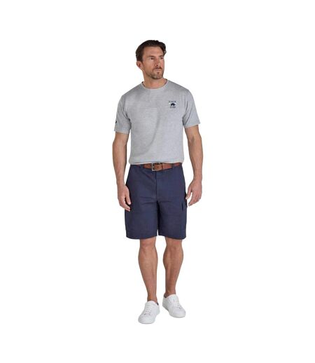 T-shirt Go Fast Or Go Home Homme Gris Chiné Raging Bull