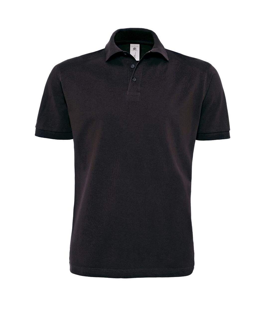 Polo heavymill homme noir B&C-1