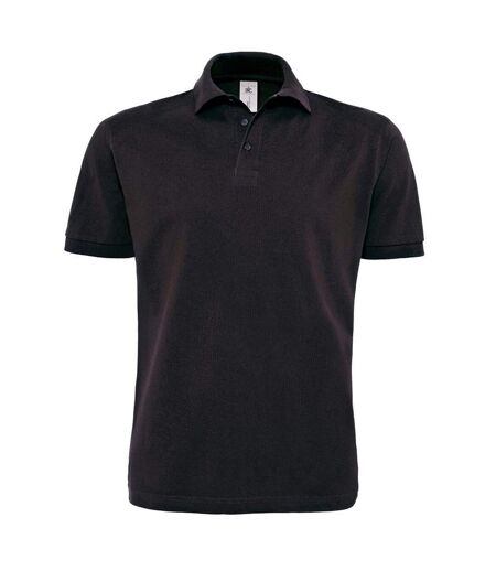 B&C Mens Heavymill Polo Shirt (Black) - UTBC5409