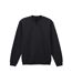 Unisex adult softstyle midweight quarter zip sweatshirt black Gildan-1