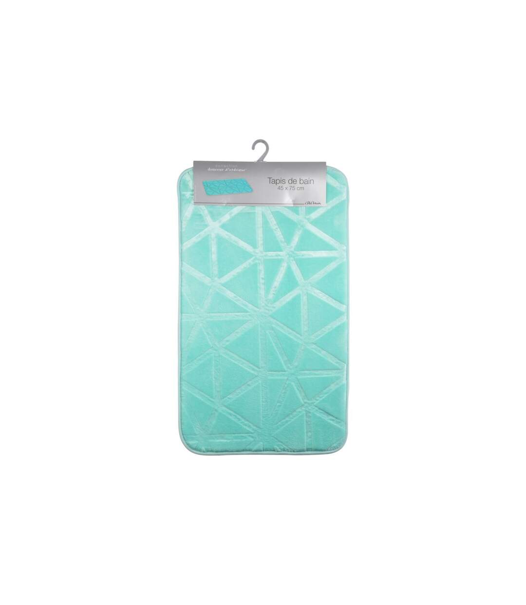 Tapis de Bain Microfibre Origami 45x75cm Vert Menthe-2