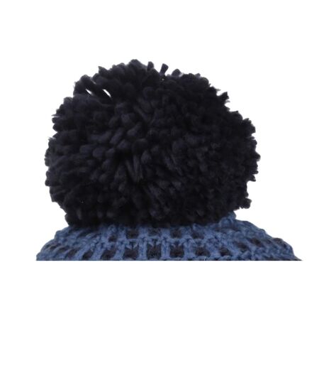 Womens/ladies Dalary Bobble Beanie Slate Blue Navy Regatta