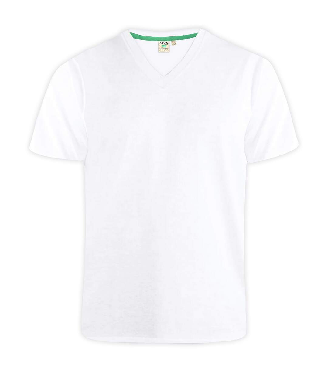 T-shirt D555 Signature Homme Blanc Duke-2