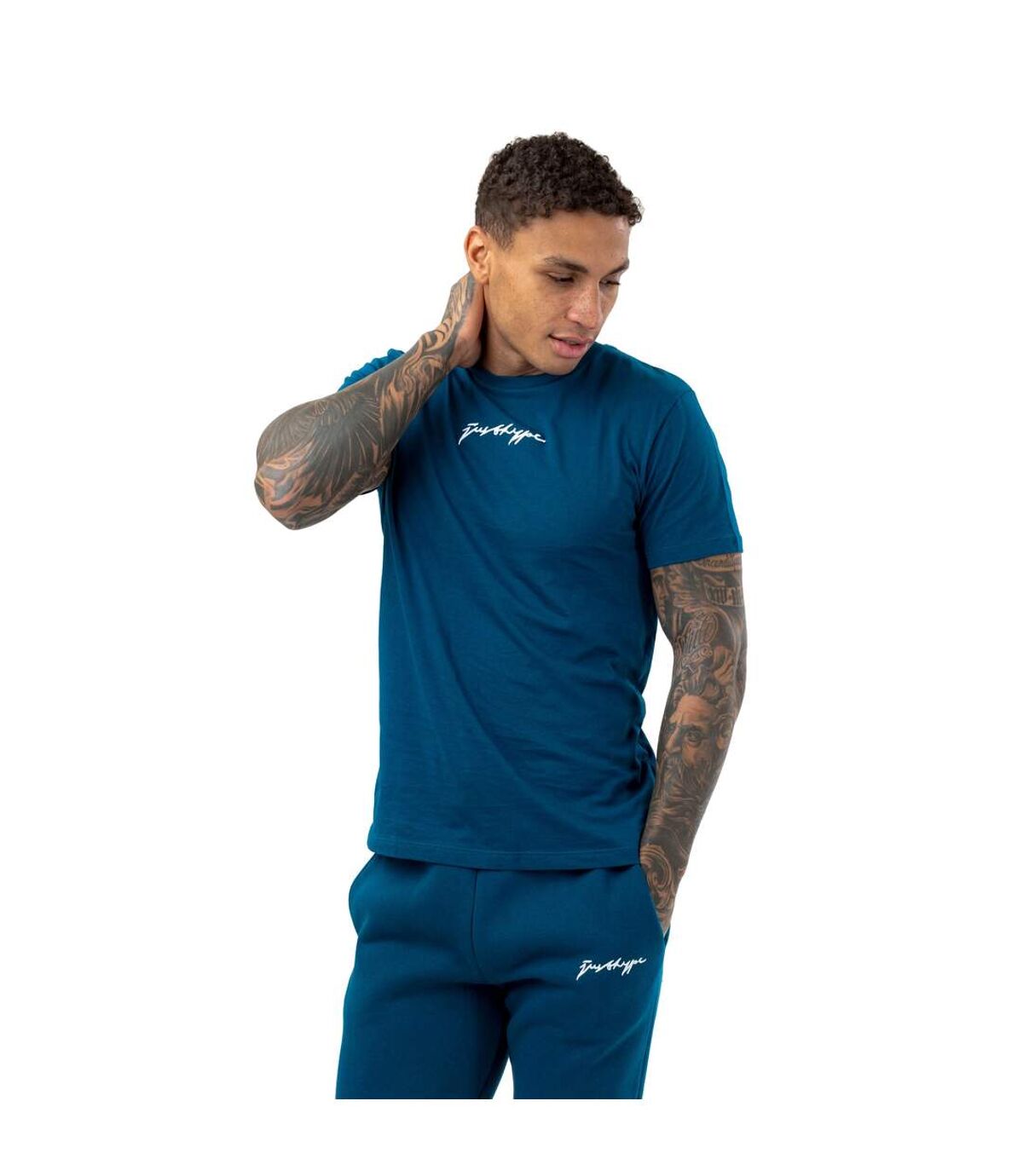 Hype Mens Scribble T-Shirt (Teal)