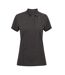 Asquith & Fox Womens/Ladies Short Sleeve Performance Blend Polo Shirt (Charcoal)