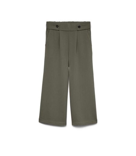 Pantalon fluide kaki femme vero moda may