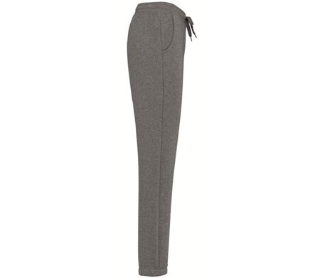 Pantalon jogging molleton - Femme - K7027 - gris chiné