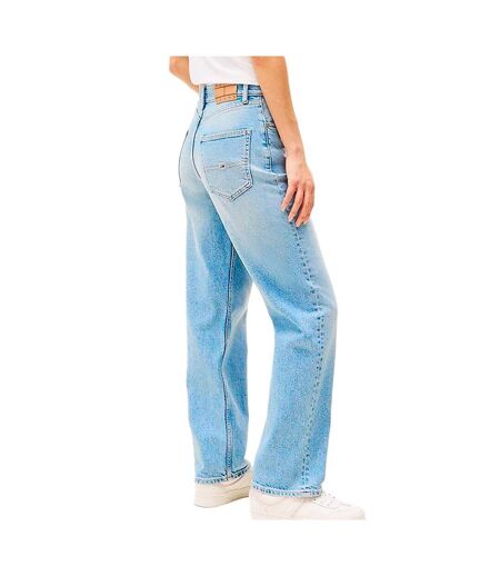 Jean bleu clair straight femme tommy hilfiger layla - w26-l32