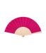 Fanny Wood Wood Handheld Fan One Size Fuchsia MidOcean-1