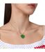 Best Friends Heart Necklace 38cm Green Gold Chiara Ferragni-4