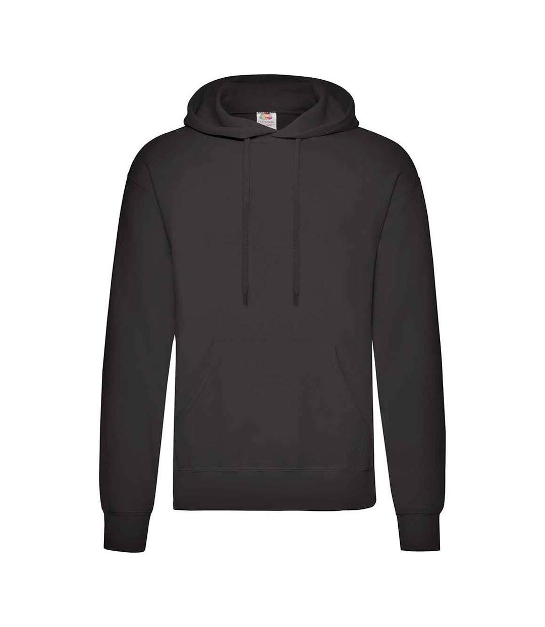 Sweat À Capuche Classic Adulte Noir Fruit Of The Loom-1