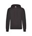 Sweat À Capuche Classic Adulte Noir Fruit Of The Loom-1