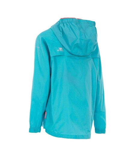 Veste Imperméable Qikpac Femme Turquoise Pâle Trespass