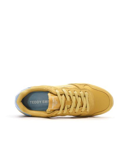 Baskets jaune/bleu homme teddy smith 120097