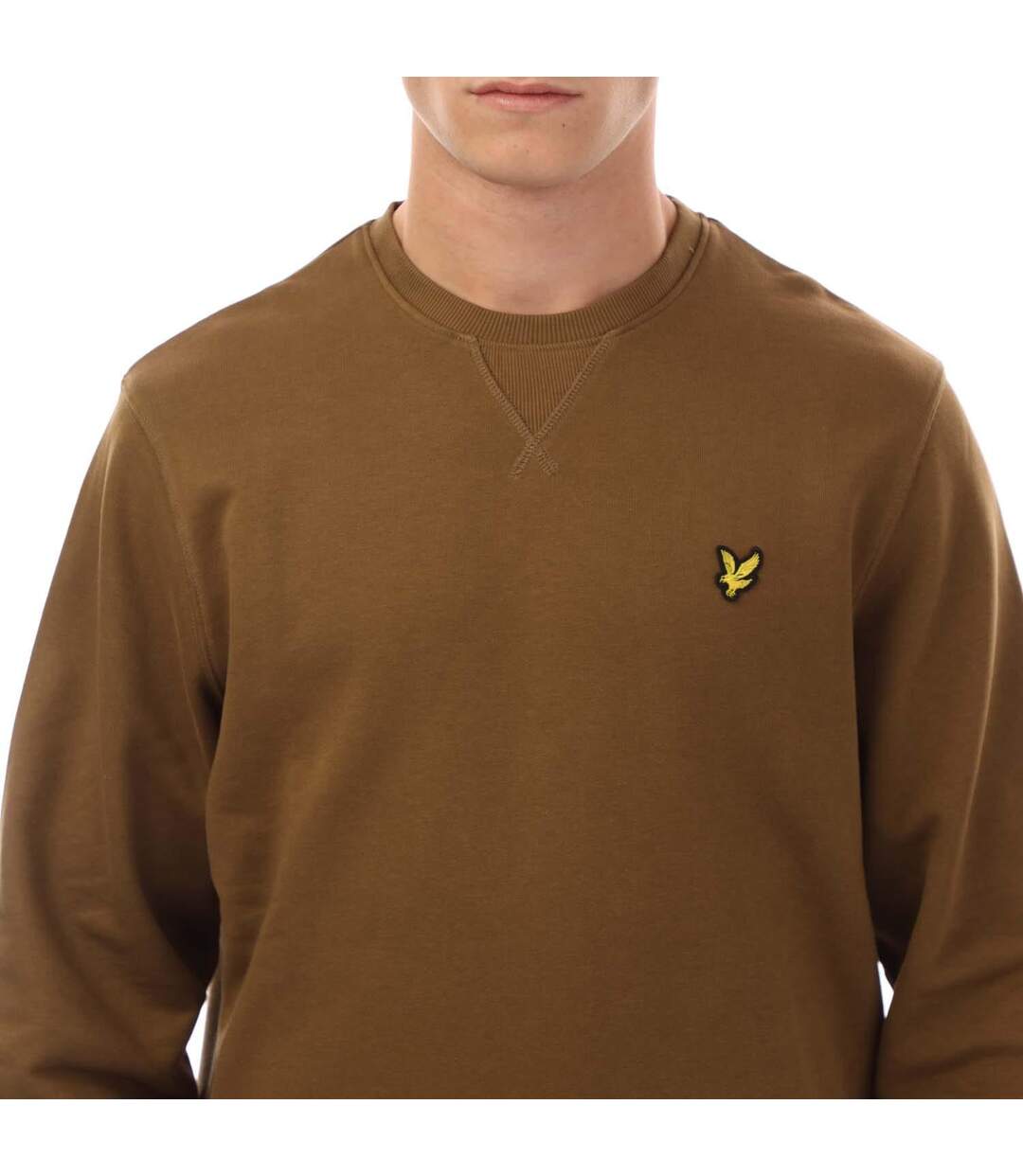 Sweat Homme Marron Clair Lyle & Scott-2