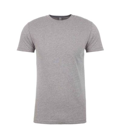 T-shirt adulte gris foncé chiné Next Level Apparel