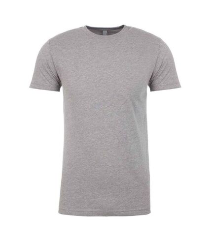 T-shirt adulte gris foncé chiné Next Level Apparel