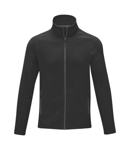 Elevate Essentials Mens Zelus Fleece Jacket (Solid Black) - UTPF4105