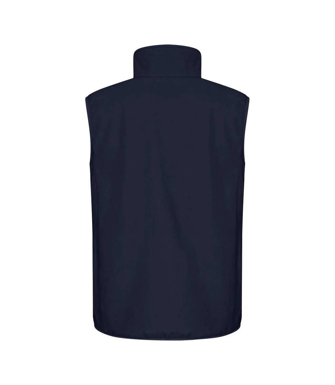 Mens Classic Soft Shell Jacket Dark Navy Clique-2