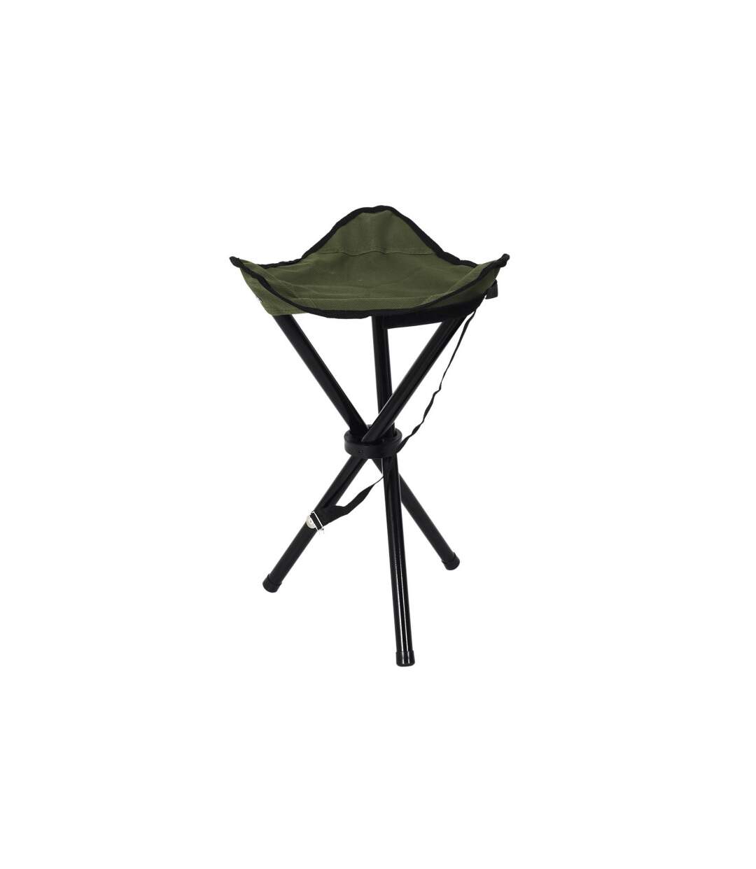 Tabouret de Camping Pliable 45cm Kaki-1