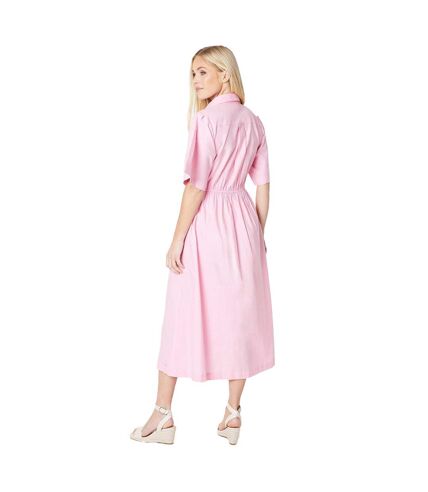 Robe mi-longue femme rose Principles