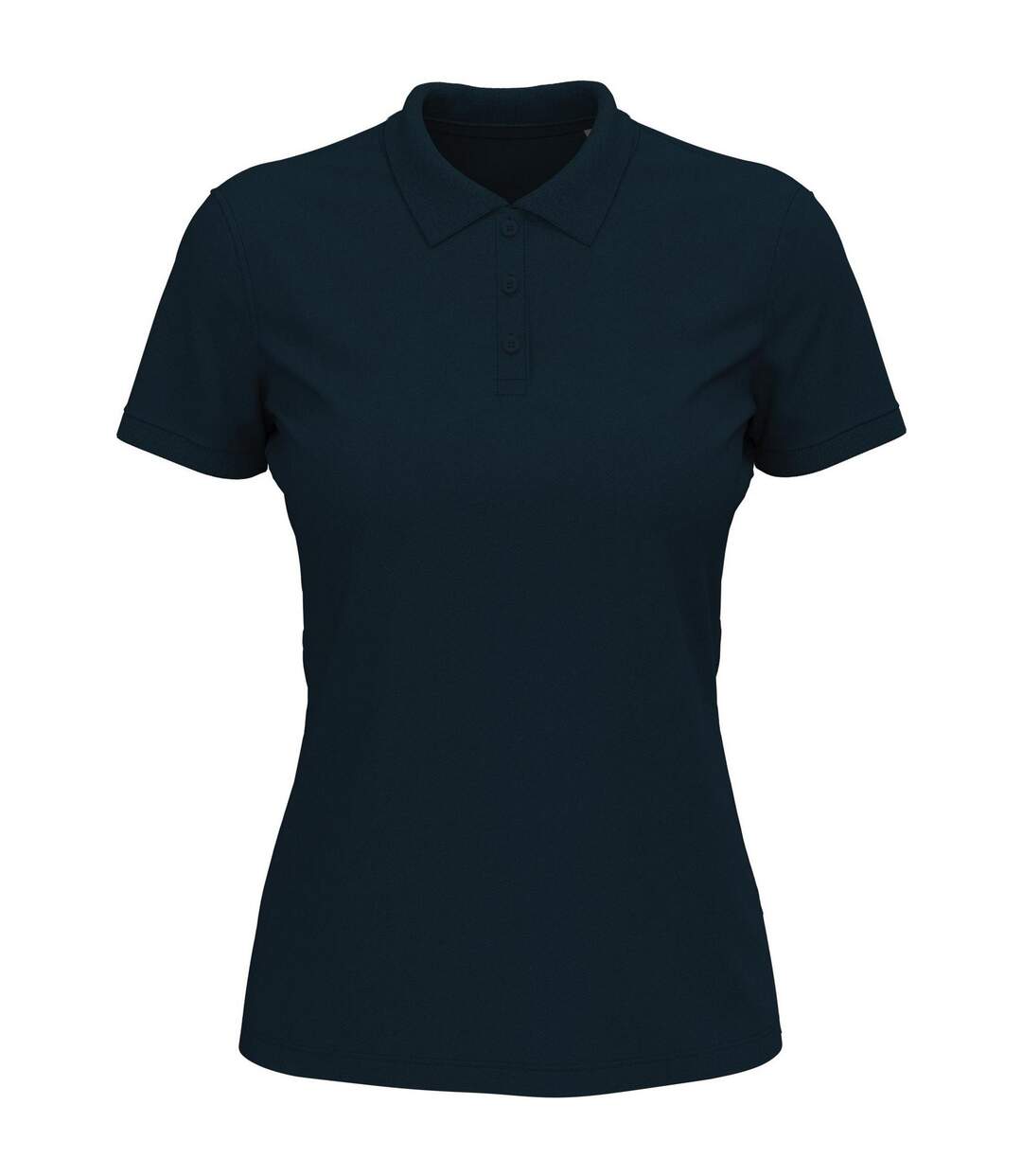 Polo Lux Femme Bleu Foncé Stedman-1