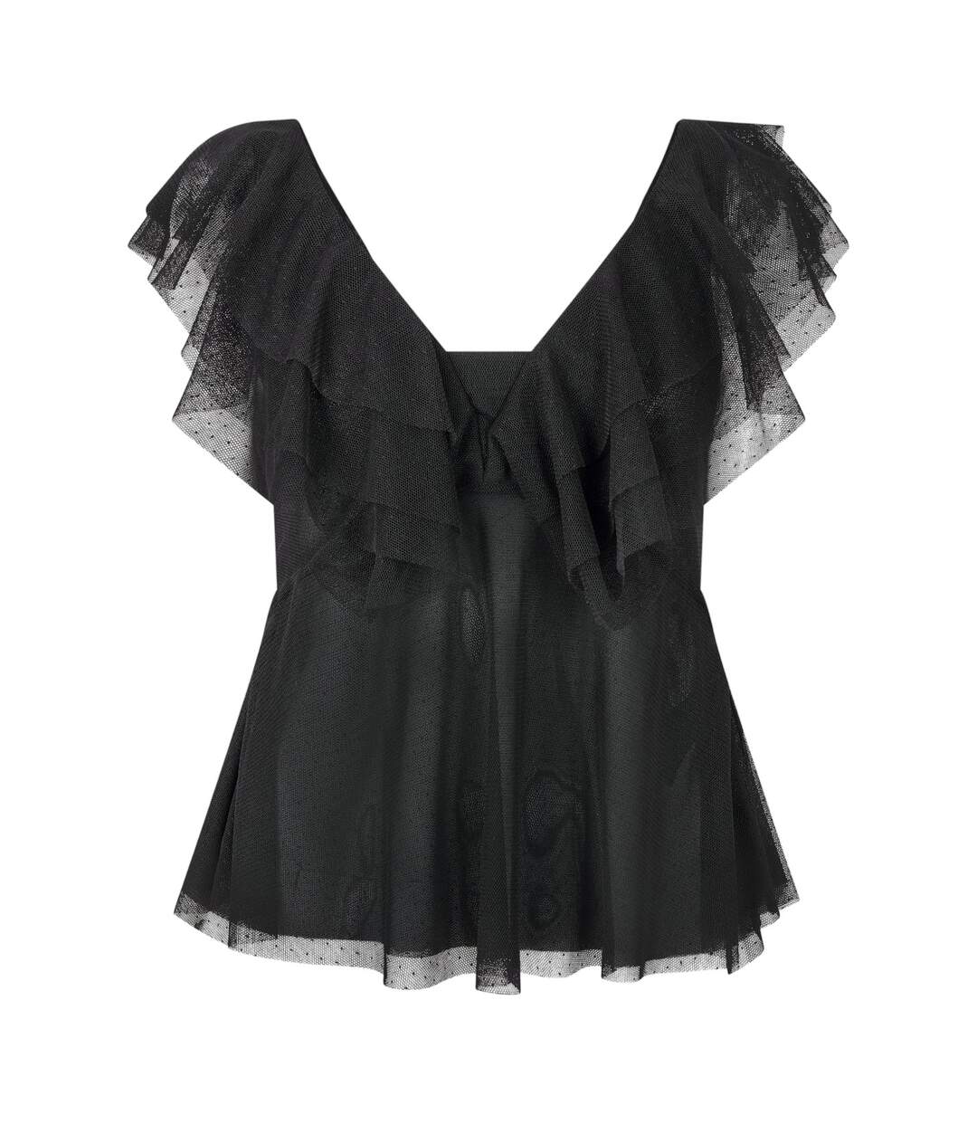 Blouse Manches Bouffantes Femme Noir Ted Baker-1