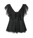 Blouse Manches Bouffantes Femme Noir Ted Baker-1