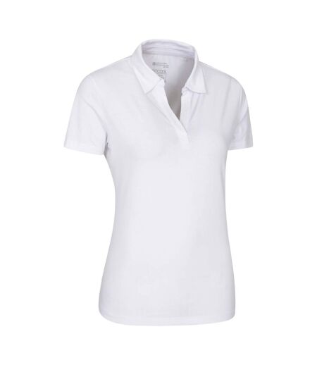 Polo Femme Blanc Mountain Warehouse