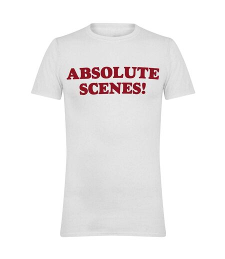 Unisex Adult Absolute Scenes Printed Cotton Jersey T-shirt White AWD