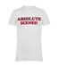 Unisex Adult Absolute Scenes Printed Cotton Jersey T-shirt White AWD-1